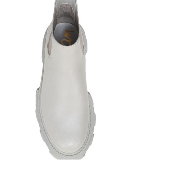 Sam Edelman Daelyn Lug Sole Chelsea Boot waterproof! Grey Leather size 8 - Picture 7 of 12